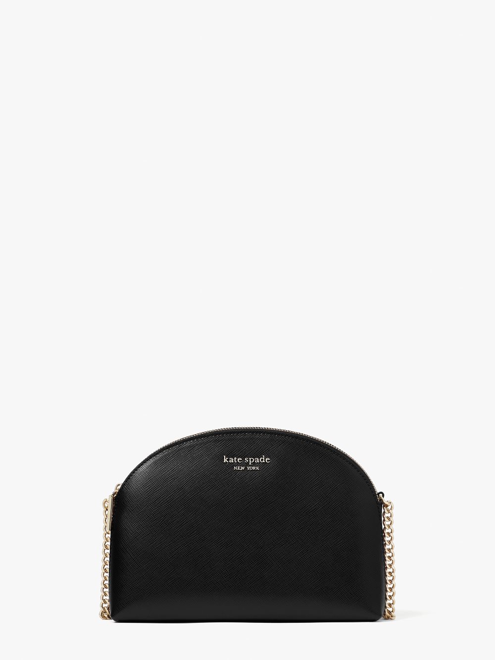 Women's black spencer double-zip dome crossbody | Kate Spade