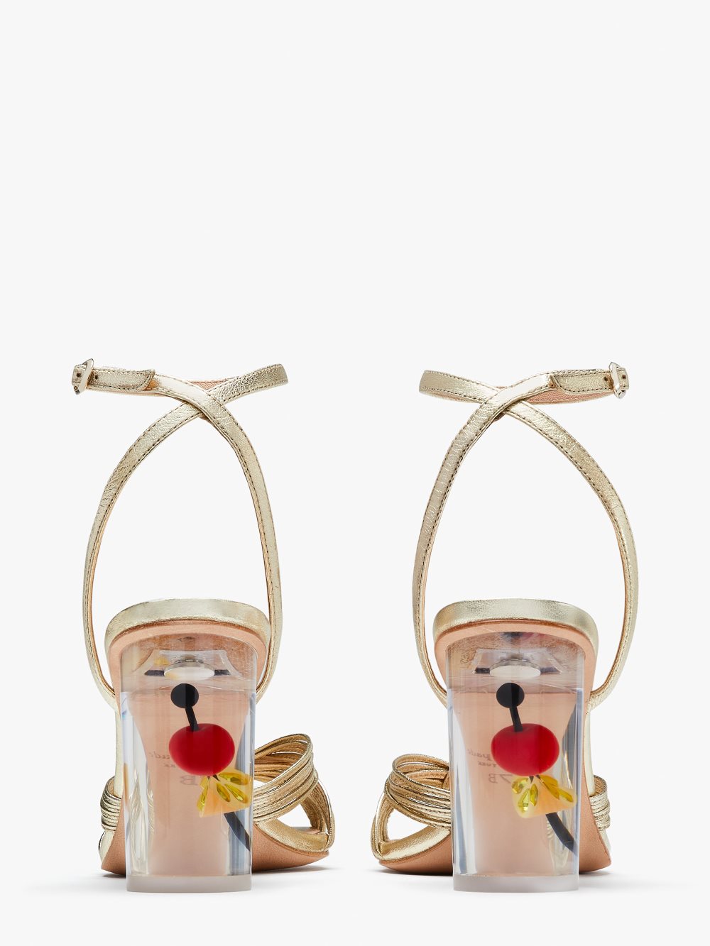 Women's pale gold happy hour sandals | Kate Spade