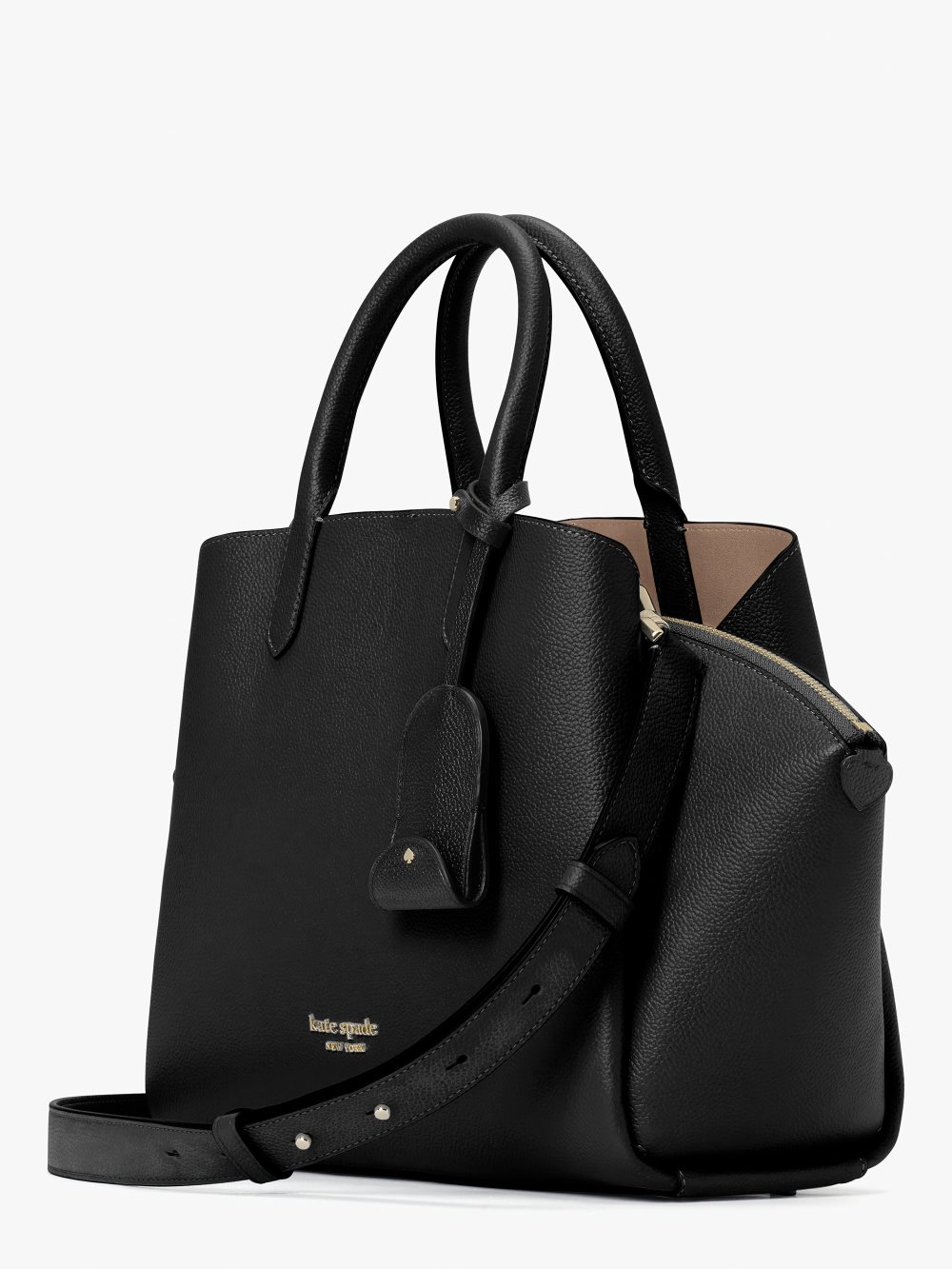 Women's black avenue medium satchel | Kate Spade