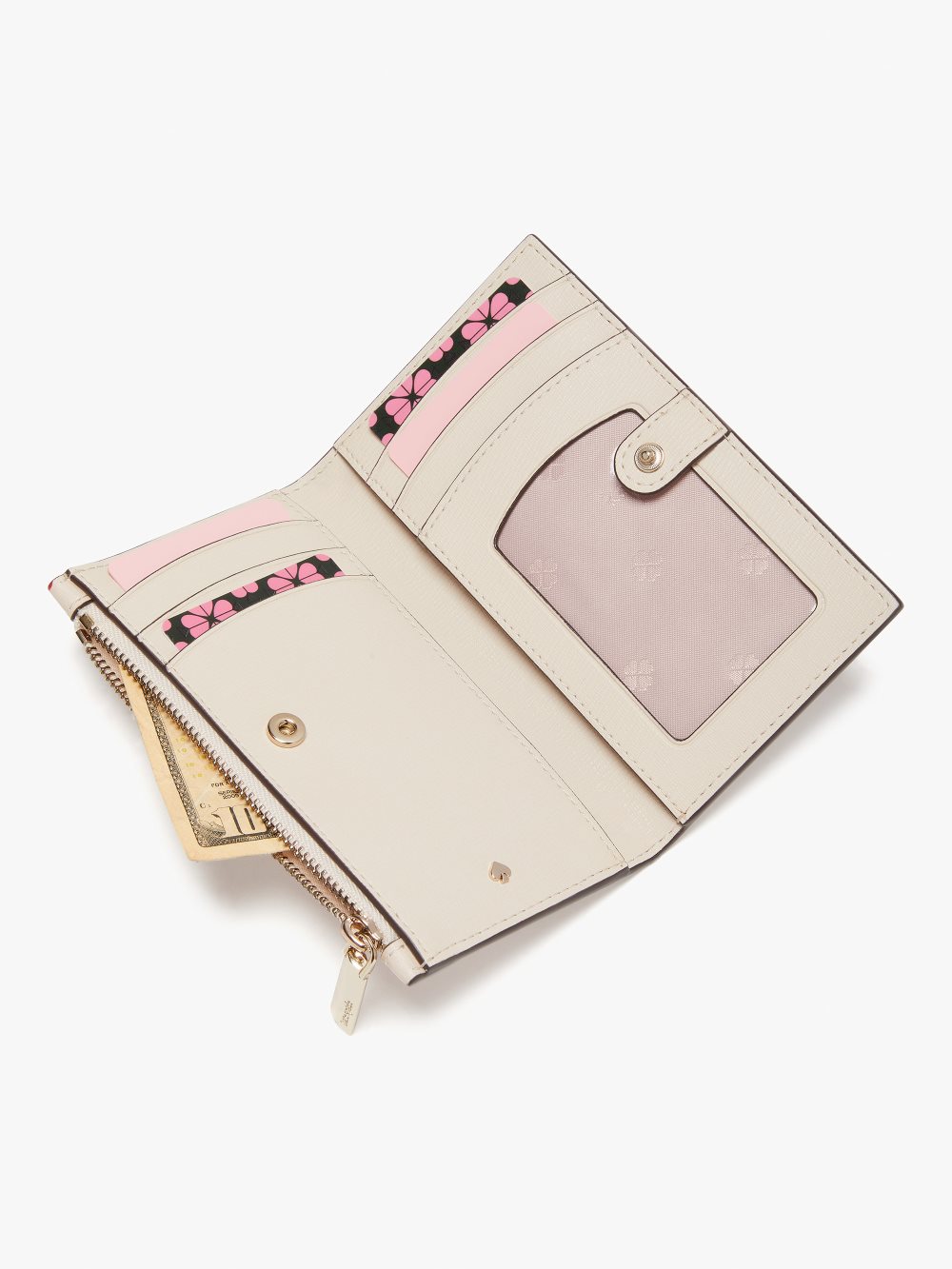 Women's morning light spencer small slim bifold wallet | Kate Spade