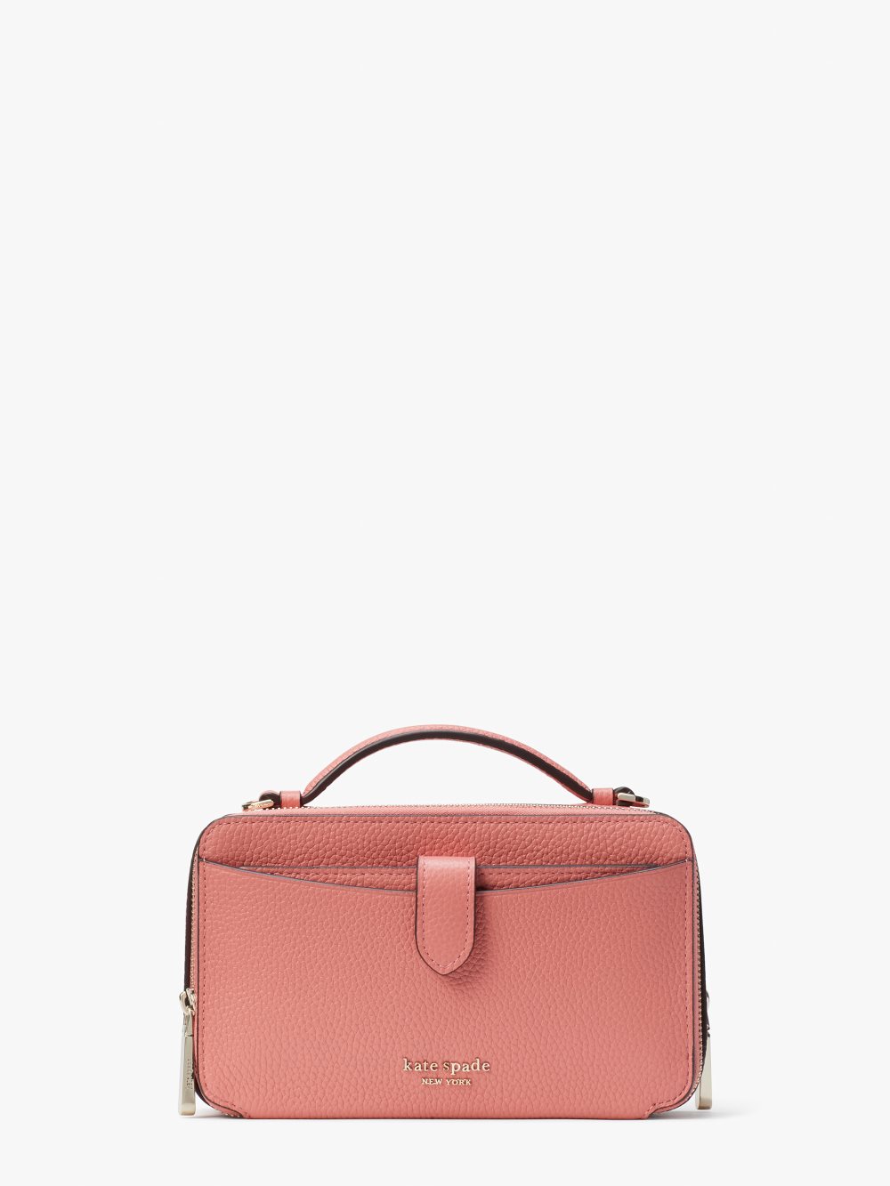 Women's garden rose hudson double zip crossbody | Kate Spade