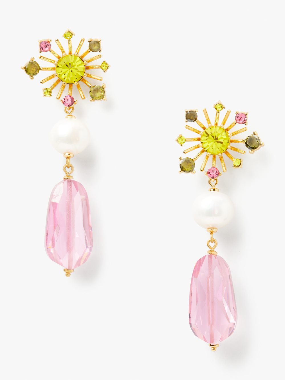 Women's multi rooftop garden linear earrings | Kate Spade