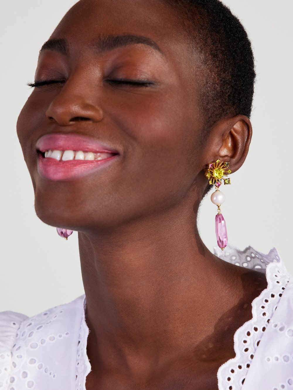 Women's multi rooftop garden linear earrings | Kate Spade