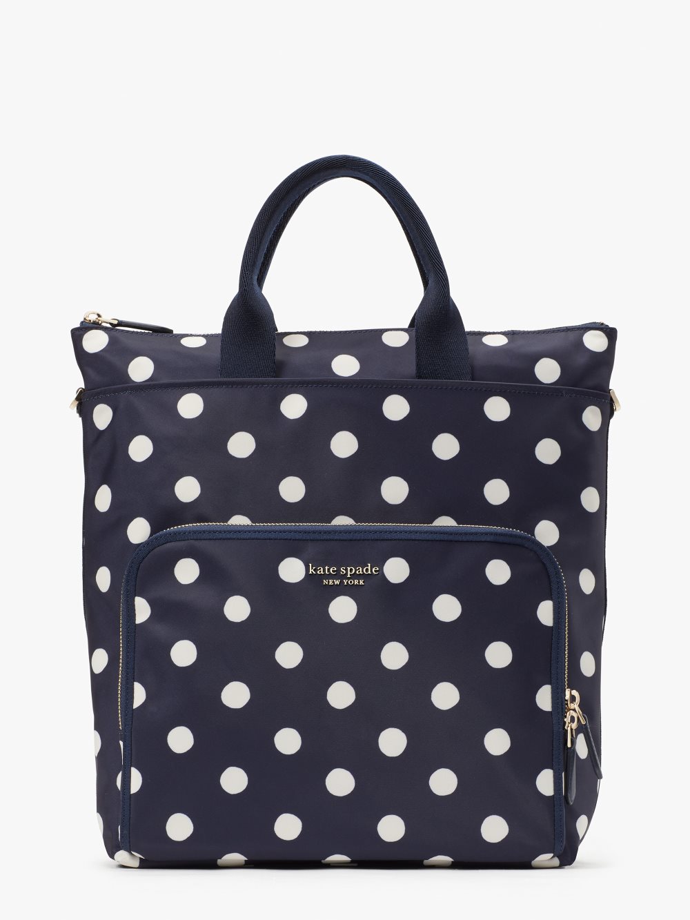 Women's rich navy multi the little better sam sunshine dot convertible backpack | Kate Spade