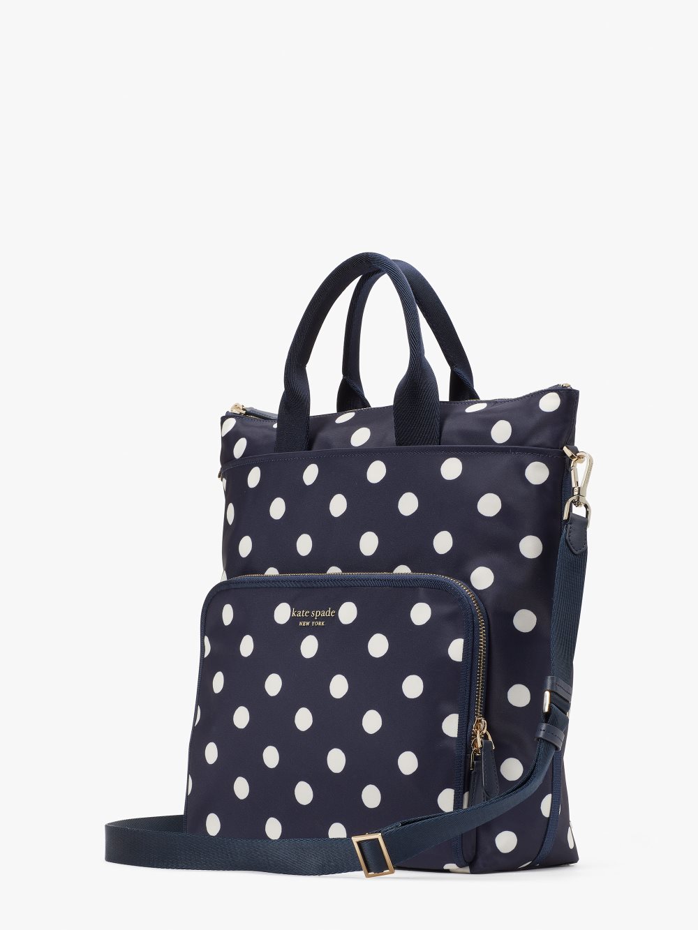 Women's rich navy multi the little better sam sunshine dot convertible backpack | Kate Spade