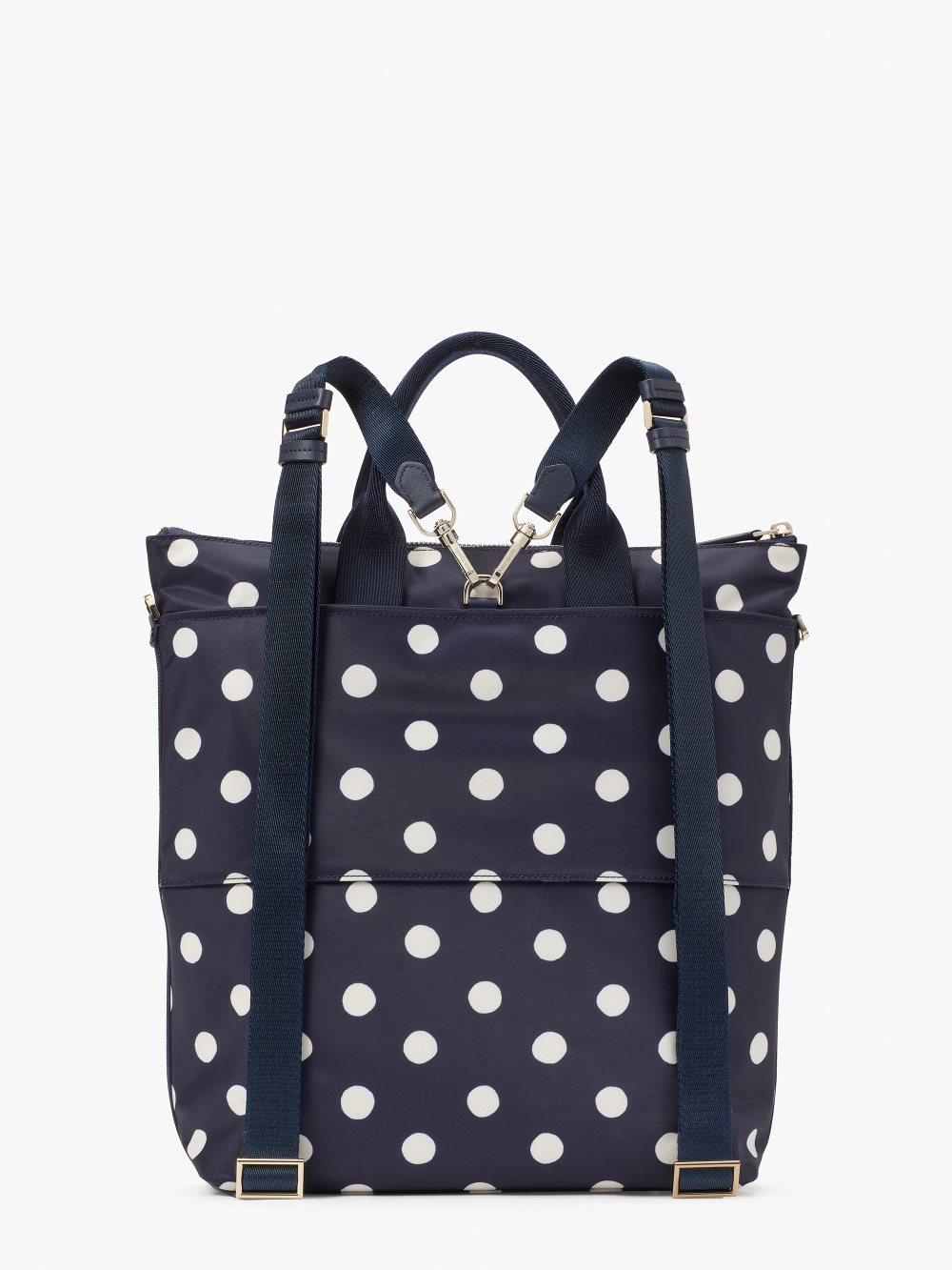 Women's rich navy multi the little better sam sunshine dot convertible backpack | Kate Spade