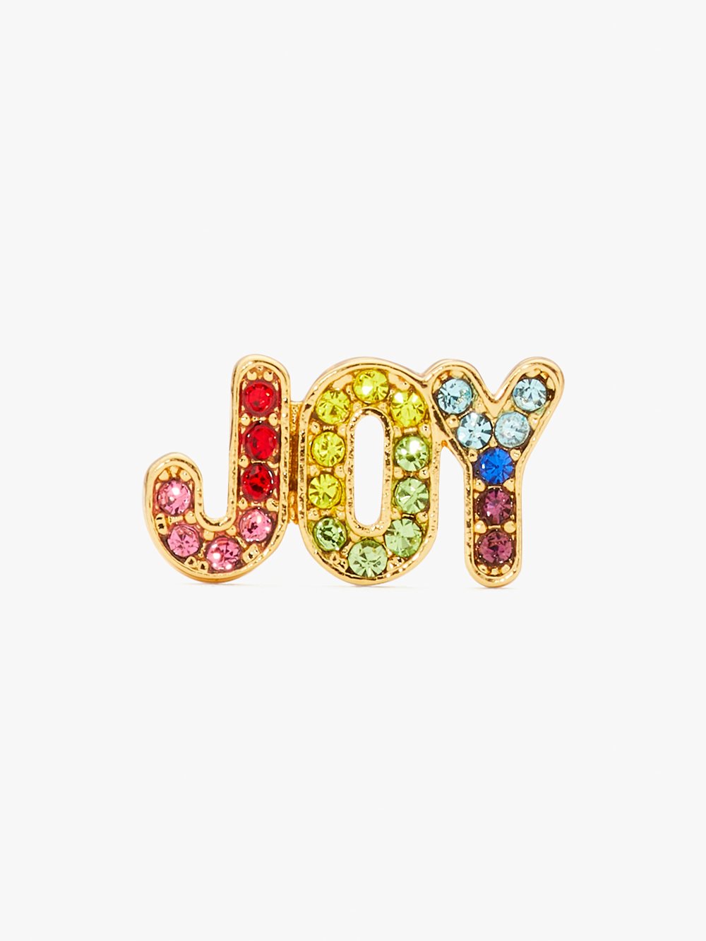 Women's multi rainbow joy asymmetrical studs | Kate Spade