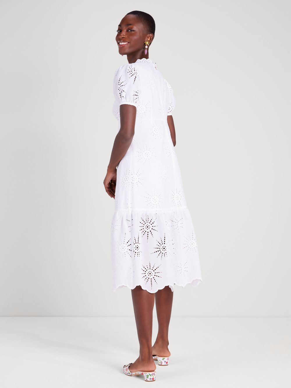 Women's  fresh white  suns eyelet dress | Kate Spade