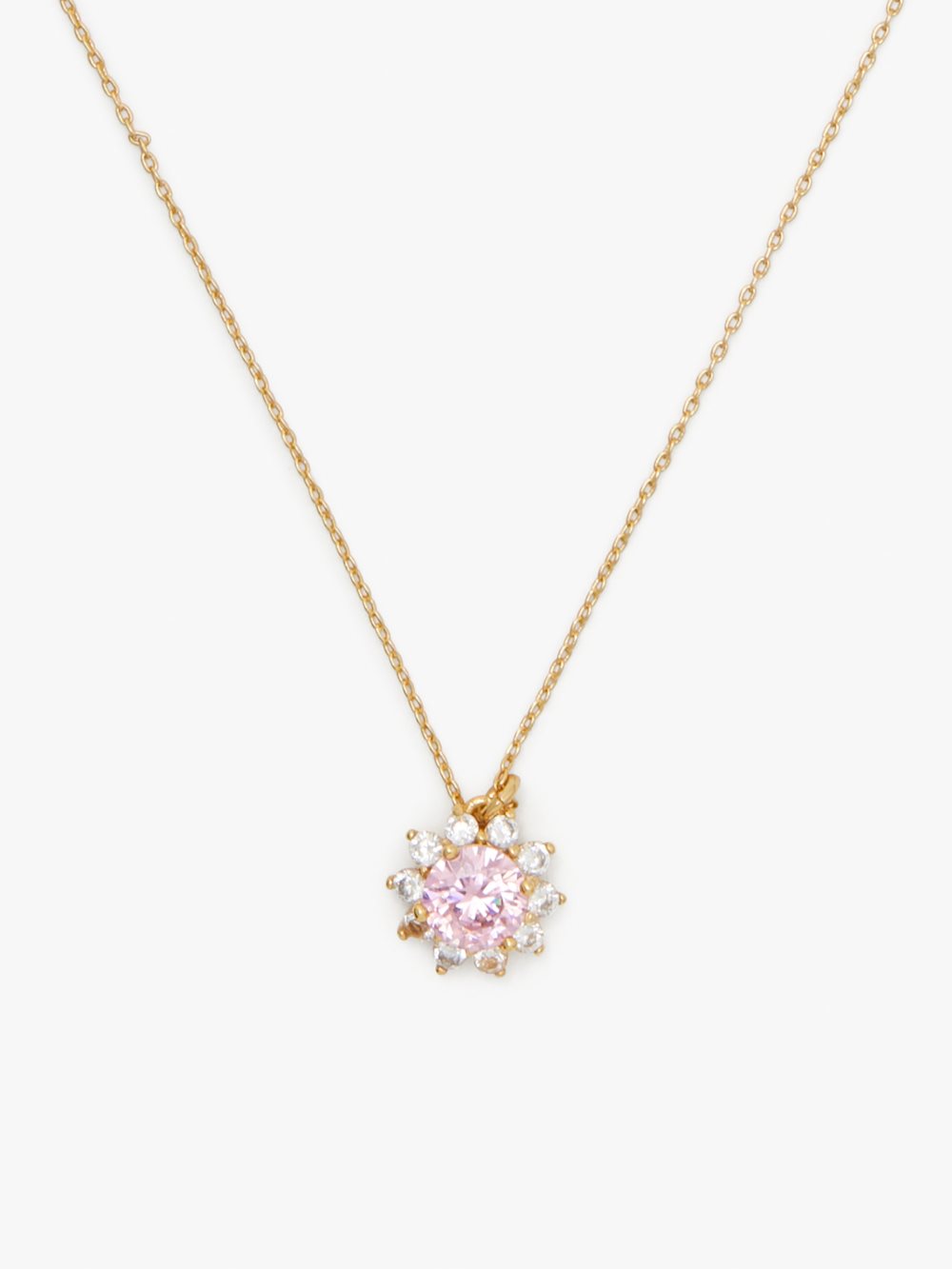 Women's light rose. sunny halo pendant | Kate Spade