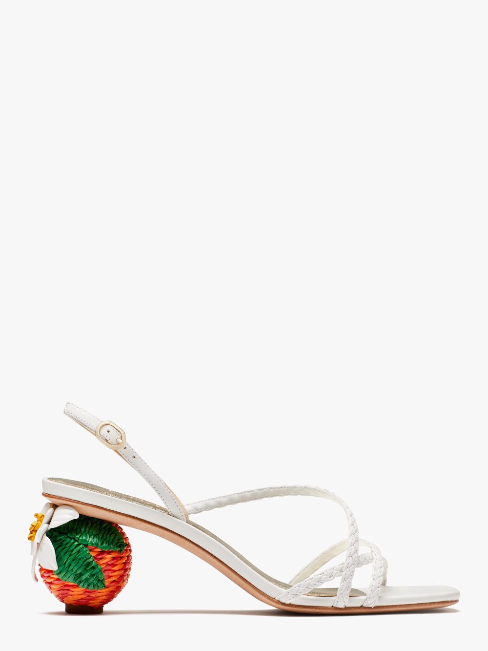 Women's optic white multi valencia blossom sandals | Kate Spade