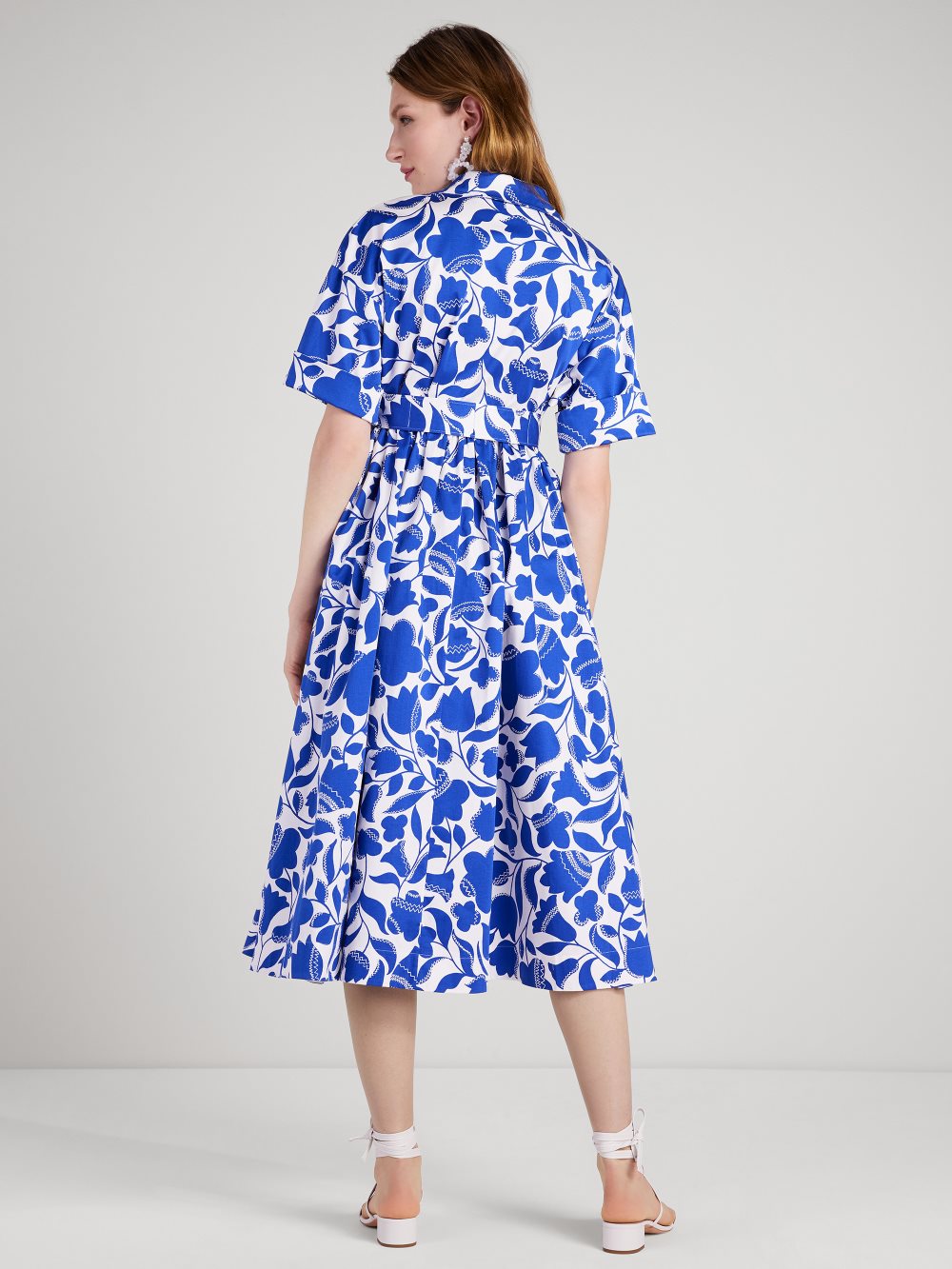 Women's blueberry zigzag floral montauk dress | Kate Spade