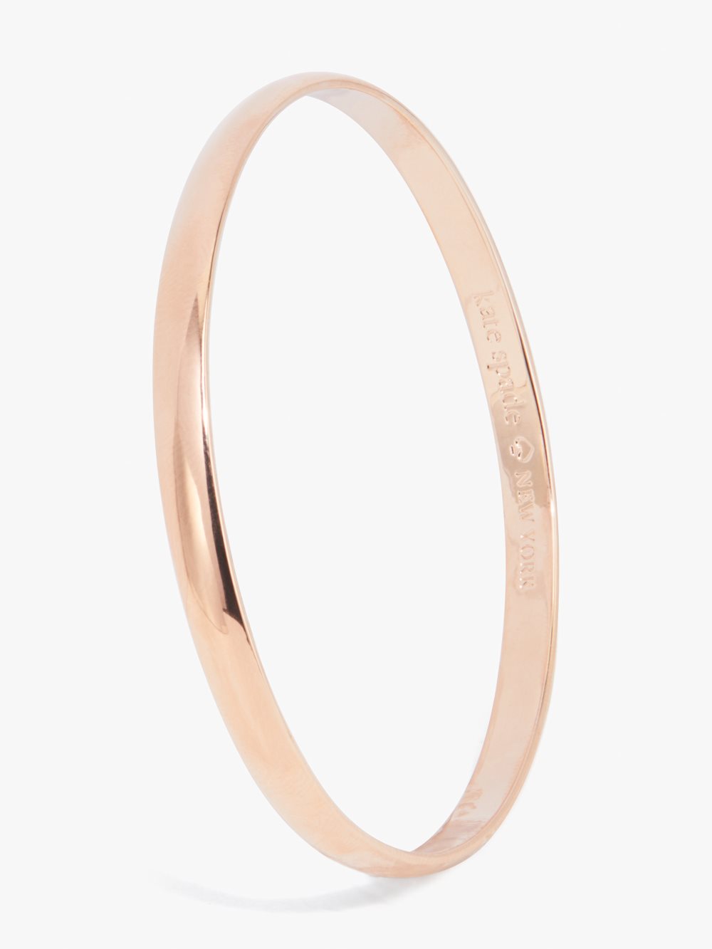 Women's rose gold stop and smell the roses idiom bangle | Kate Spade