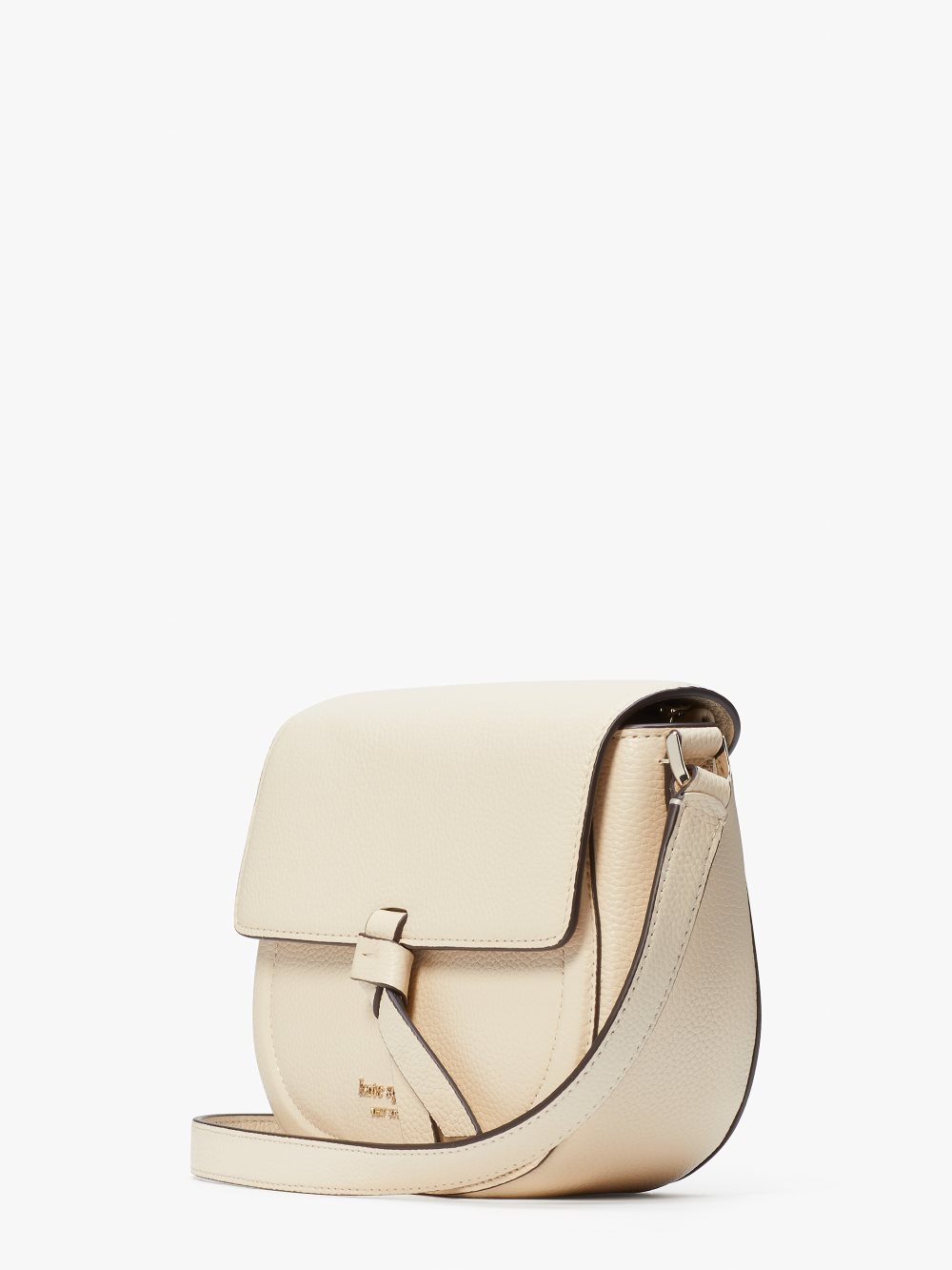 Women's milk glass knott medium saddle bag | Kate Spade