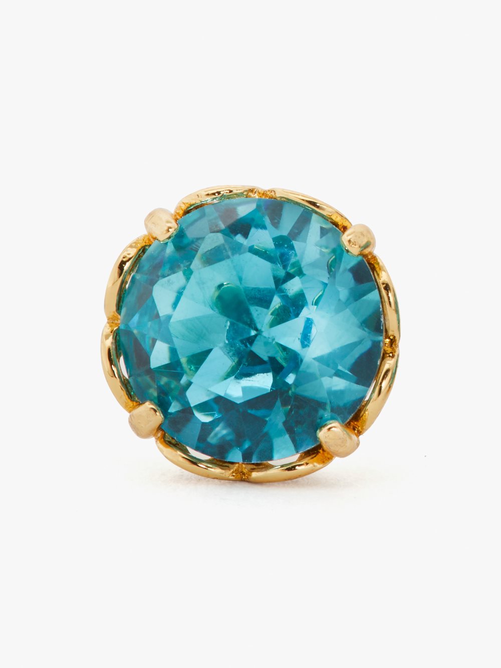 Women's aquamarine that sparkle round earrings | Kate Spade