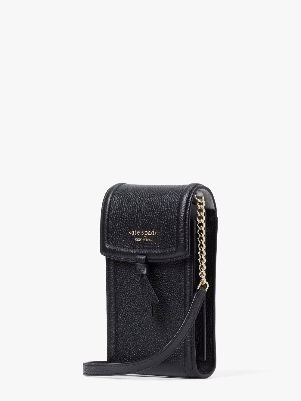 Women's black knott north south phone crossbody | Kate Spade