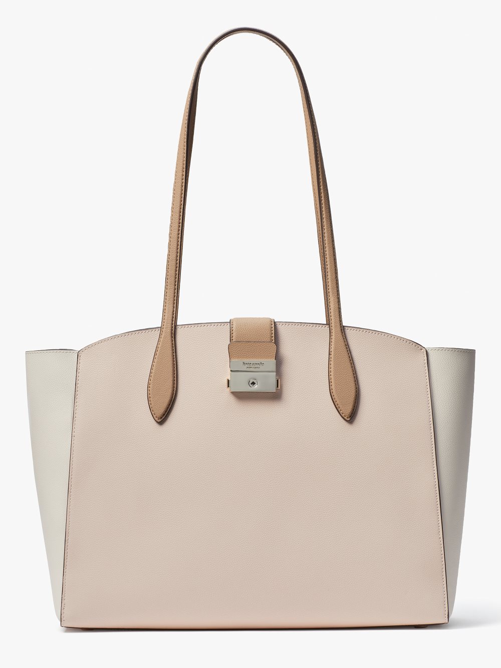 Women's pale dogwood multi voyage colorblocked large work tote | Kate Spade