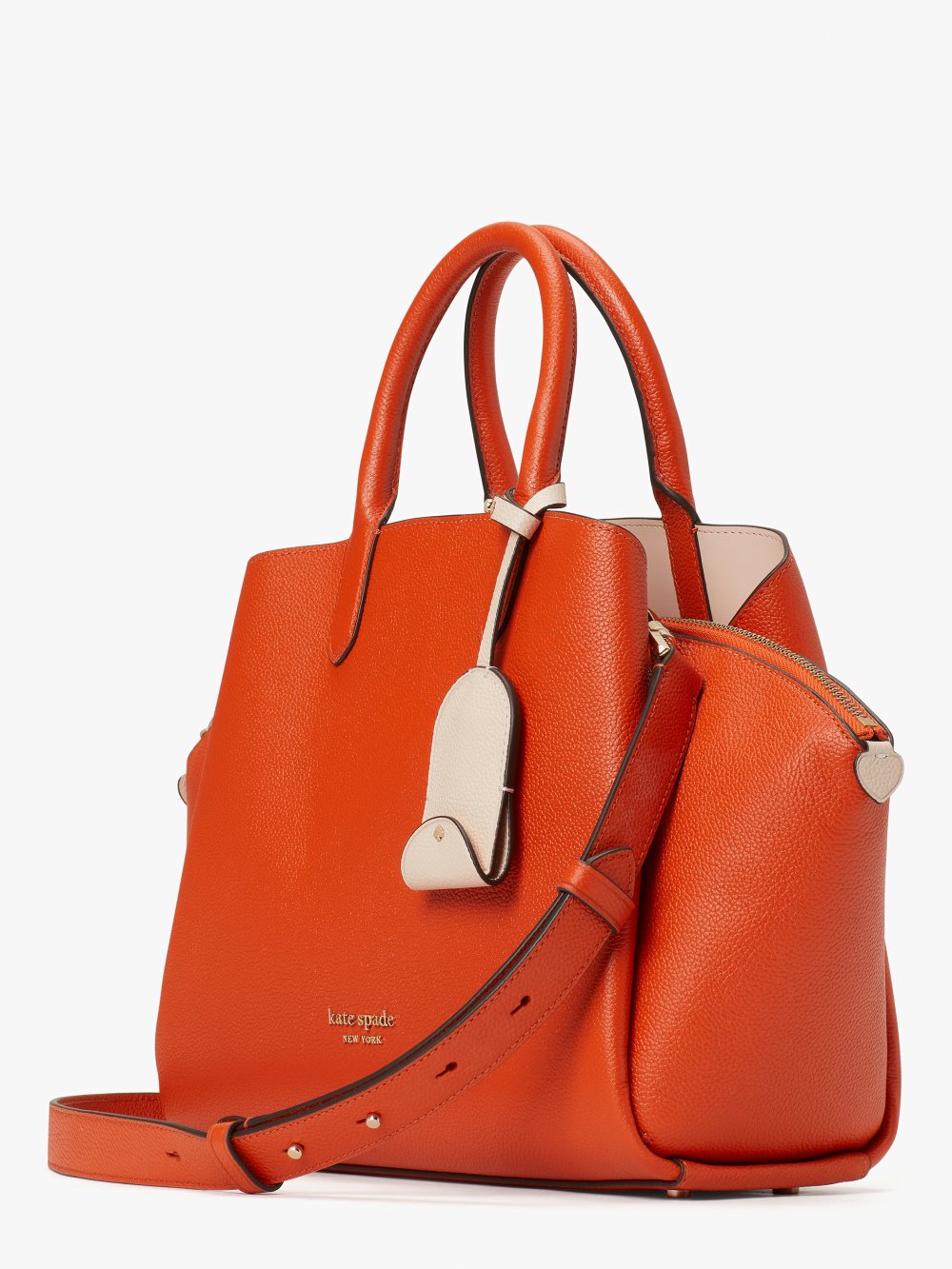 Women's dried apricot avenue medium satchel | Kate Spade