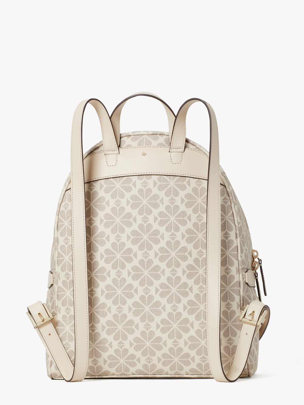 Women's parchment multi spade flower coated canvas day pack medium backpack | Kate Spade