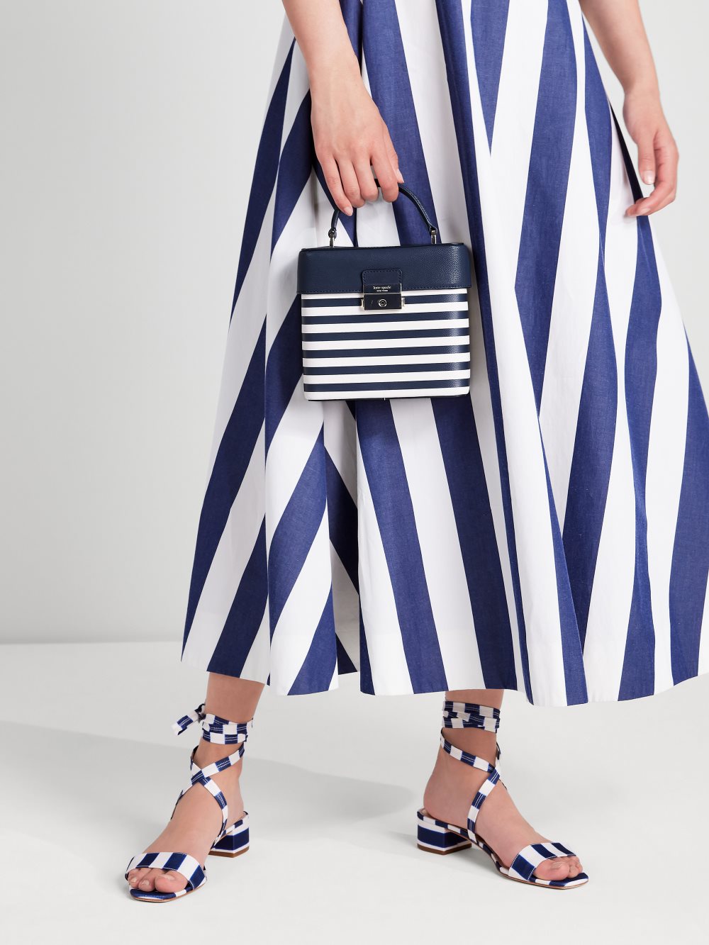 Women's blazer blue multi voyage striped small top-handle bag | Kate Spade