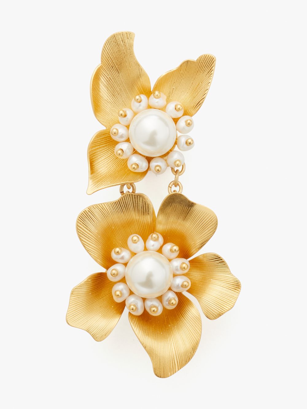 Women's white multi flora statement earrings | Kate Spade