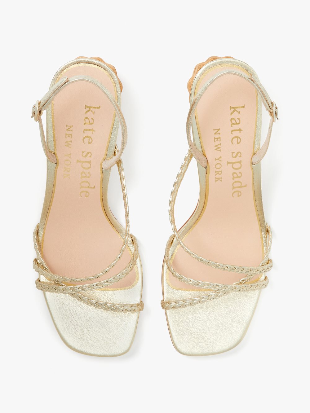 Women's pale gold valencia sandals | Kate Spade