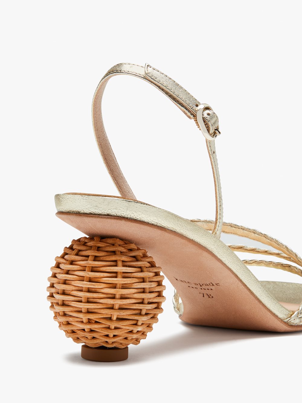 Women's pale gold valencia sandals | Kate Spade