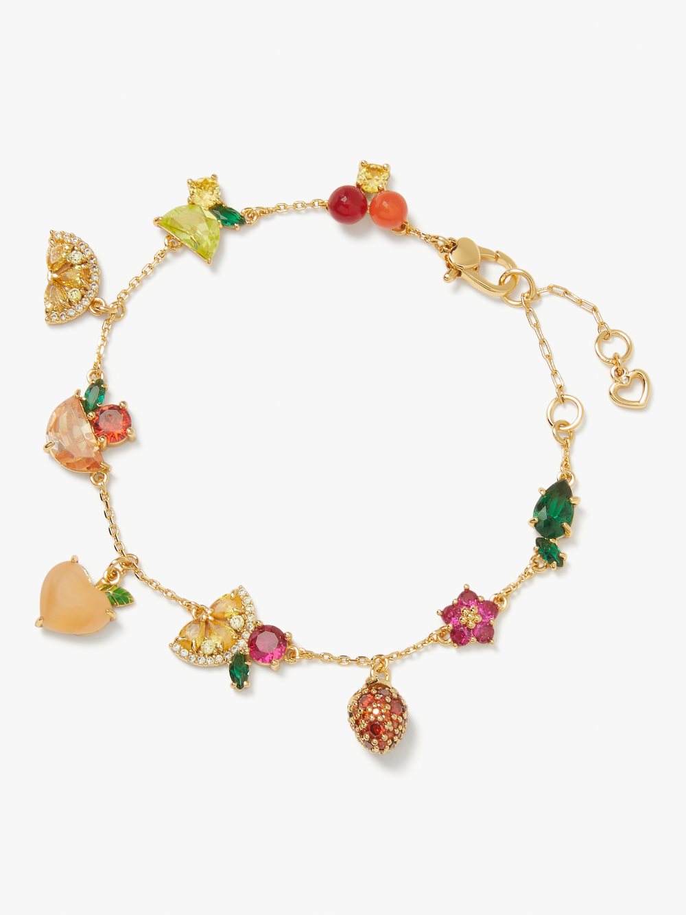 Women's multi fruit salad charm bracelet | Kate Spade