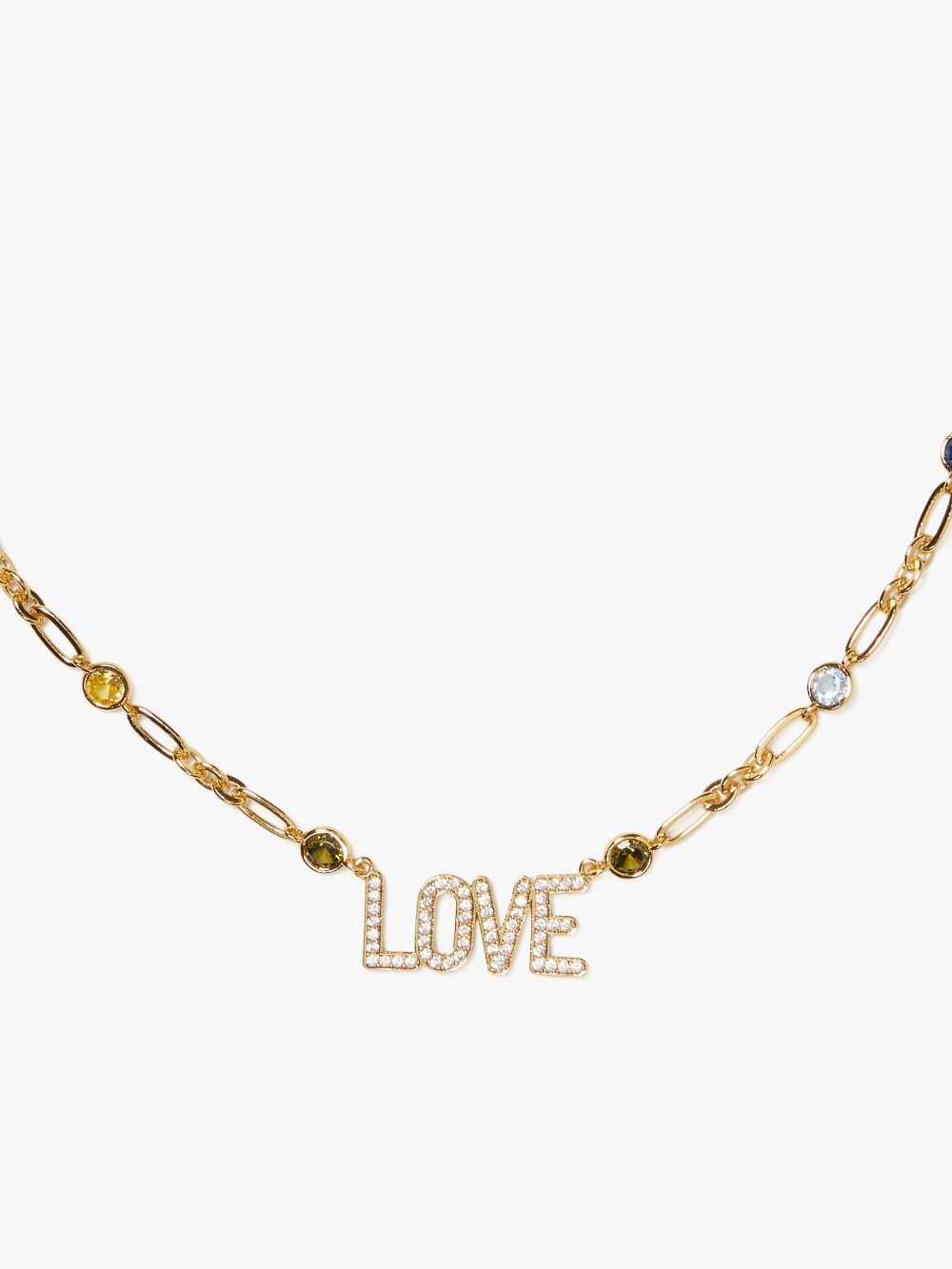 Women's multi rainbow in the name of love pendant | Kate Spade