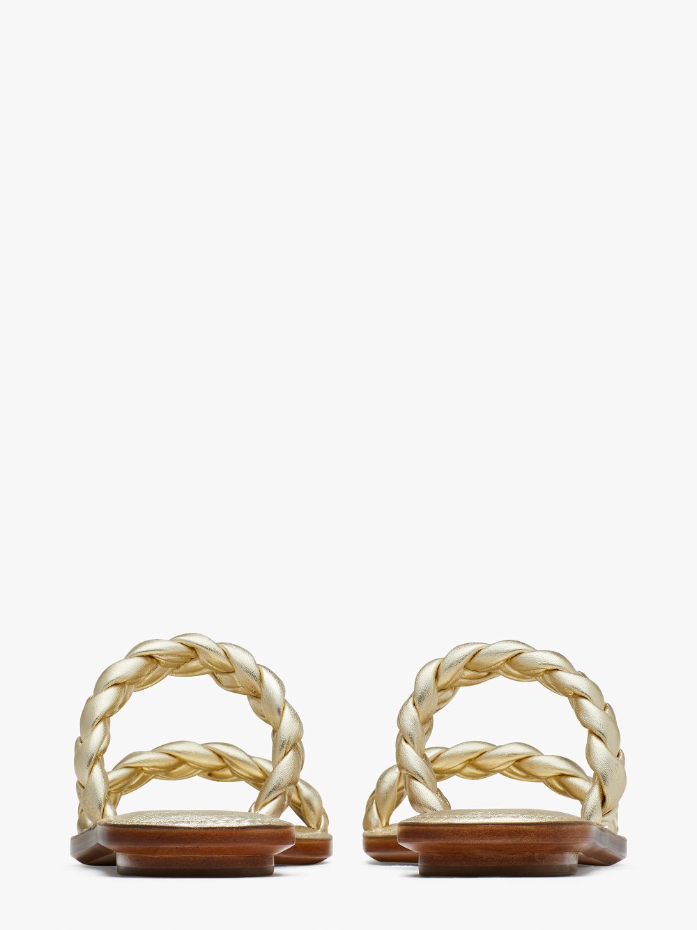 Women's pale gold miami slide sandals | Kate Spade