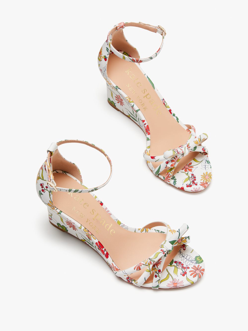 Women's rooftop garden/whte flamenco wedges | Kate Spade