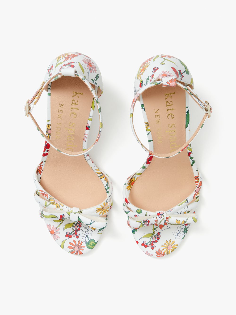 Women's rooftop garden/whte flamenco wedges | Kate Spade