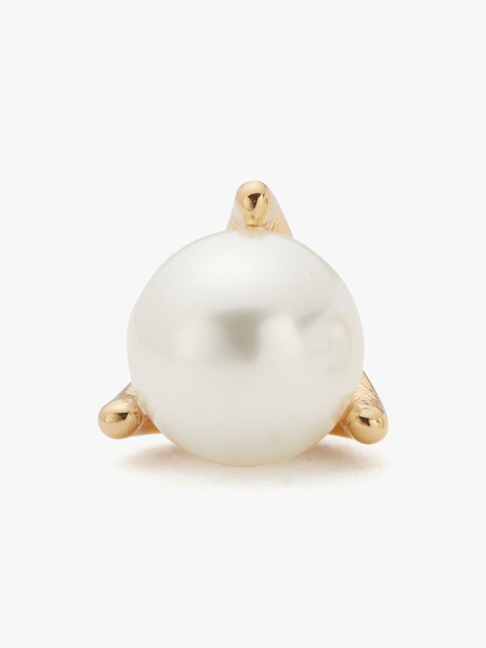 Women's cream/gold mini trio prong studs | Kate Spade