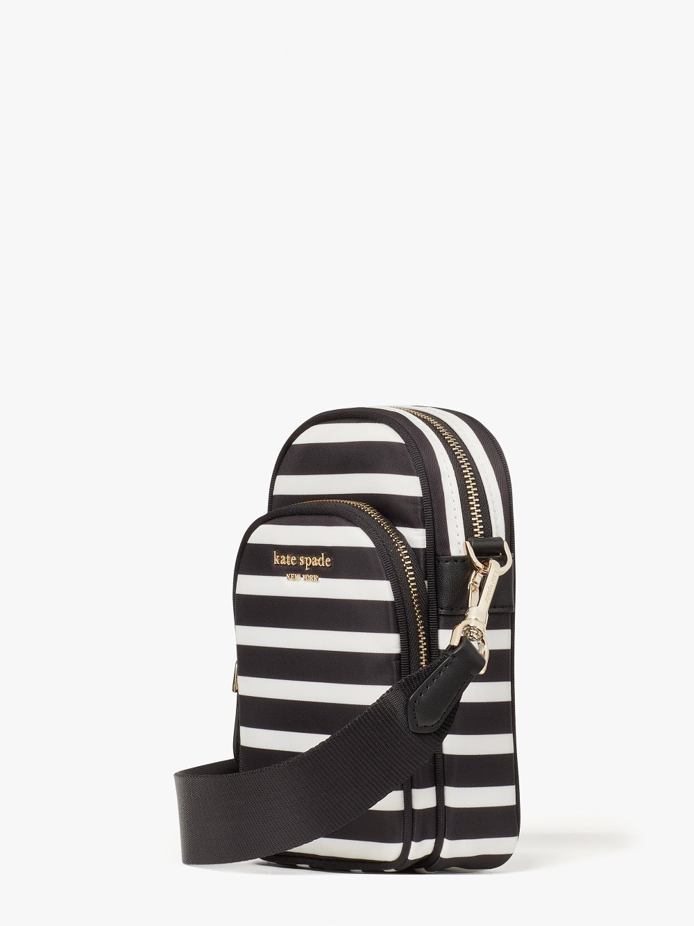 Women's black multi the little better sam hill stripe north south phone crossbody | Kate Spade