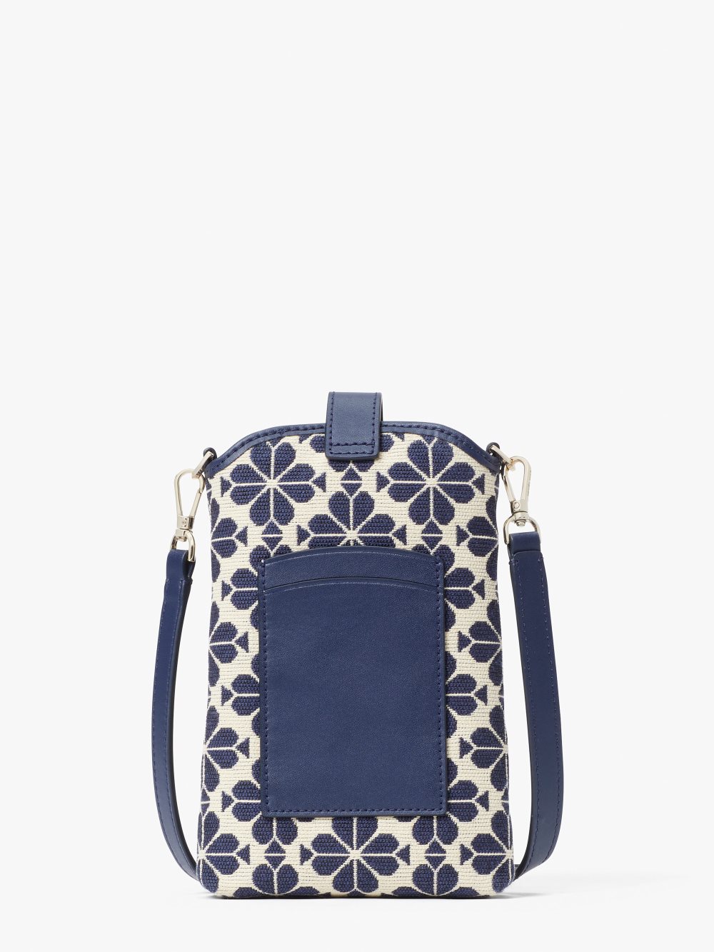 Women's blue multicolor spade flower jacquard north south crossbody | Kate Spade