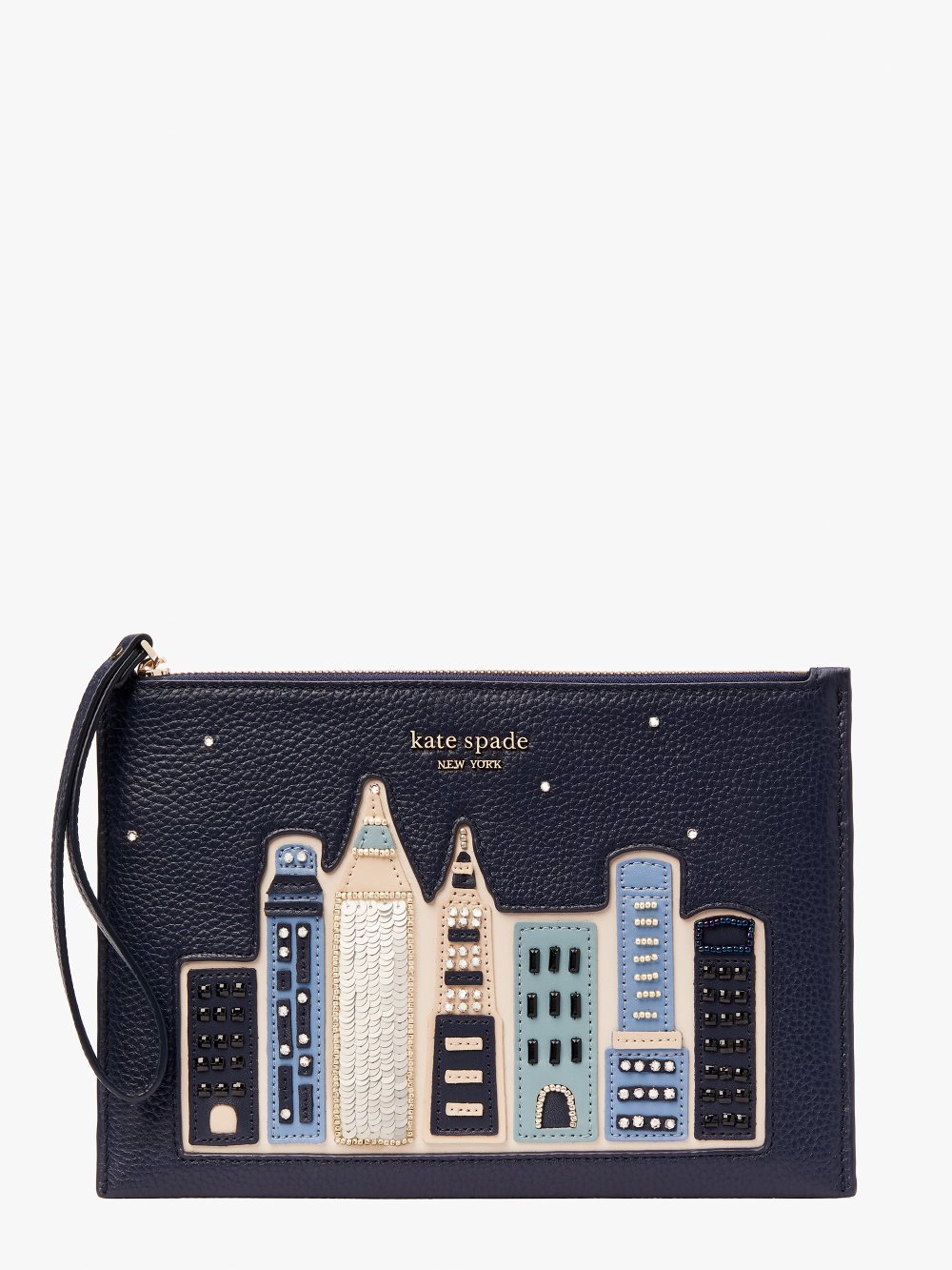 Women's blazer blue multi on purpose skyline pouch | Kate Spade