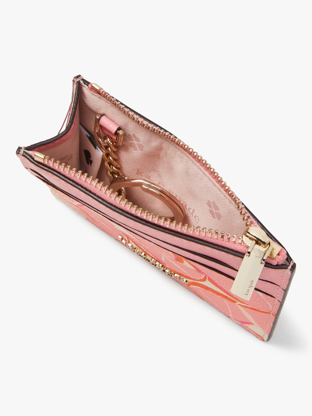 Women's pink multi. spencer grapefruit coin card case | Kate Spade