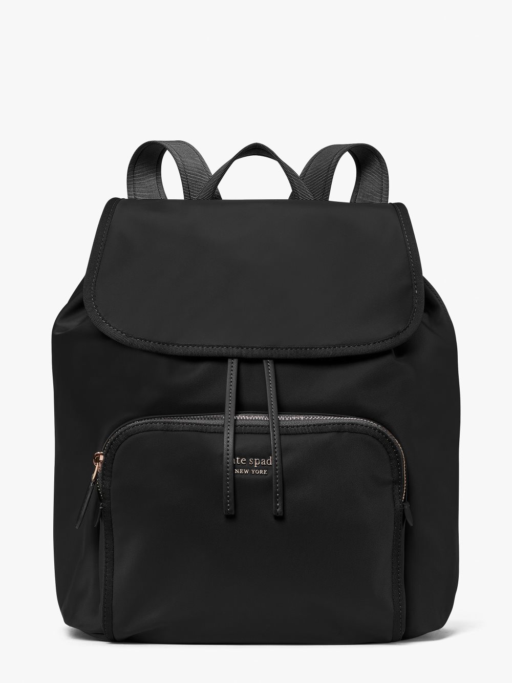 Women's black the little better sam nylon medium backpack | Kate Spade