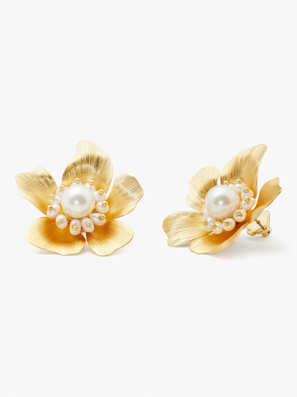 Women's white multi flora statement studs | Kate Spade