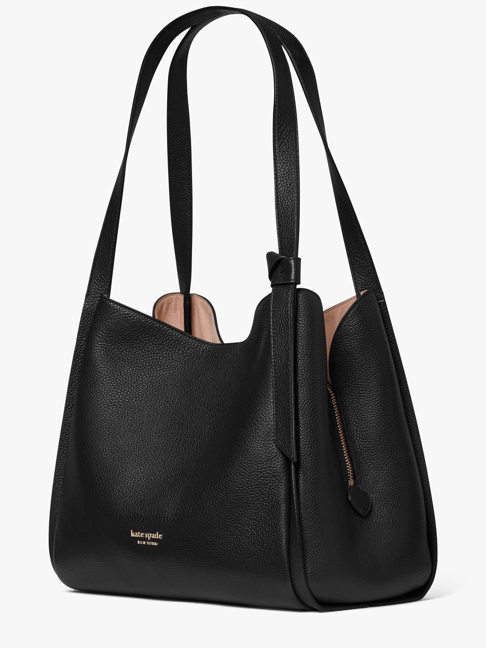 Women's black knott large shoulder bag | Kate Spade