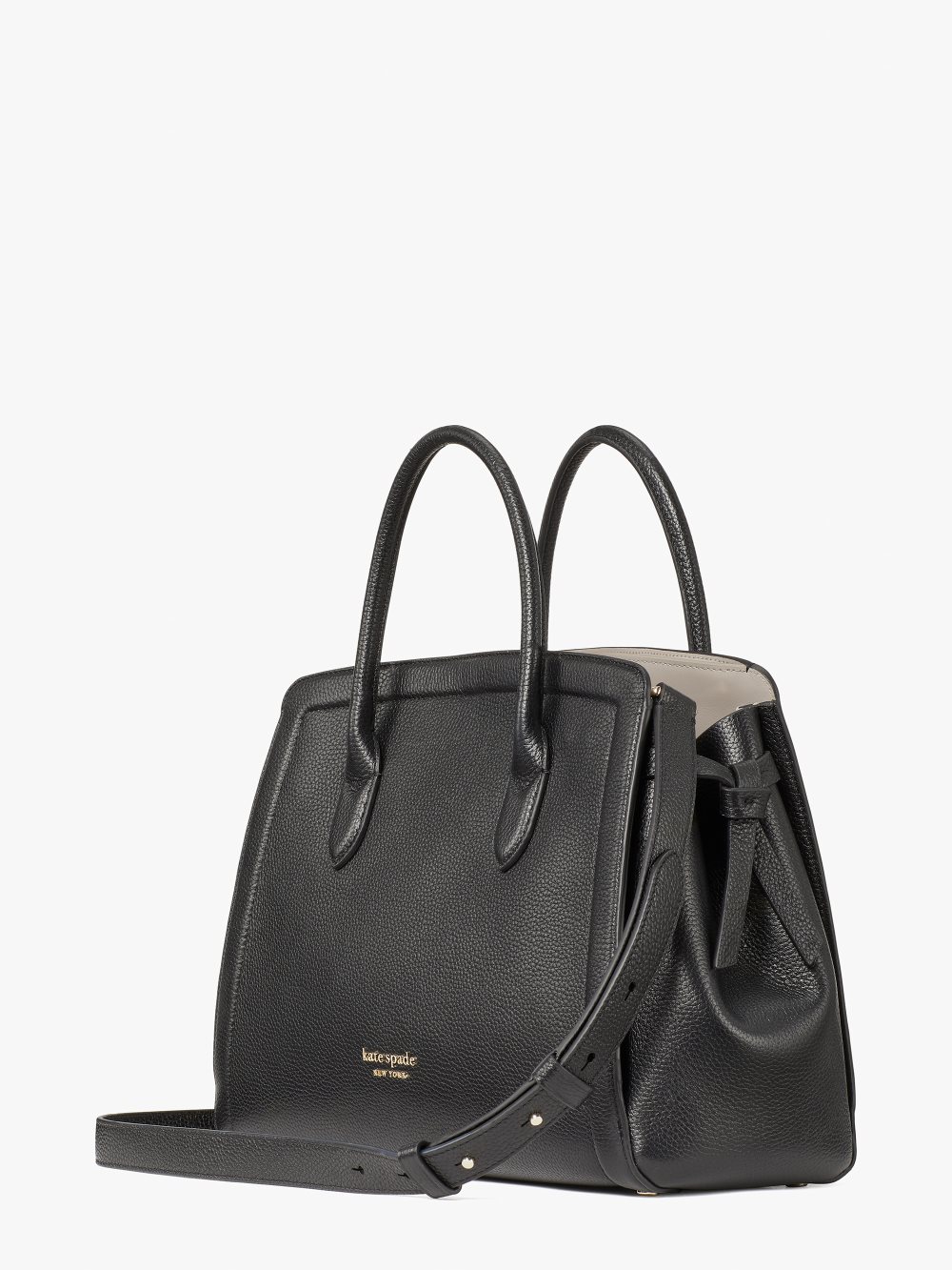 Women's black knott large satchel | Kate Spade