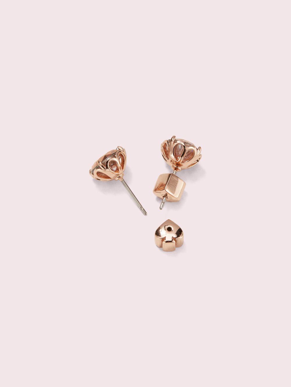 Women's rose patina  that sparkle round earrings  | Kate Spade