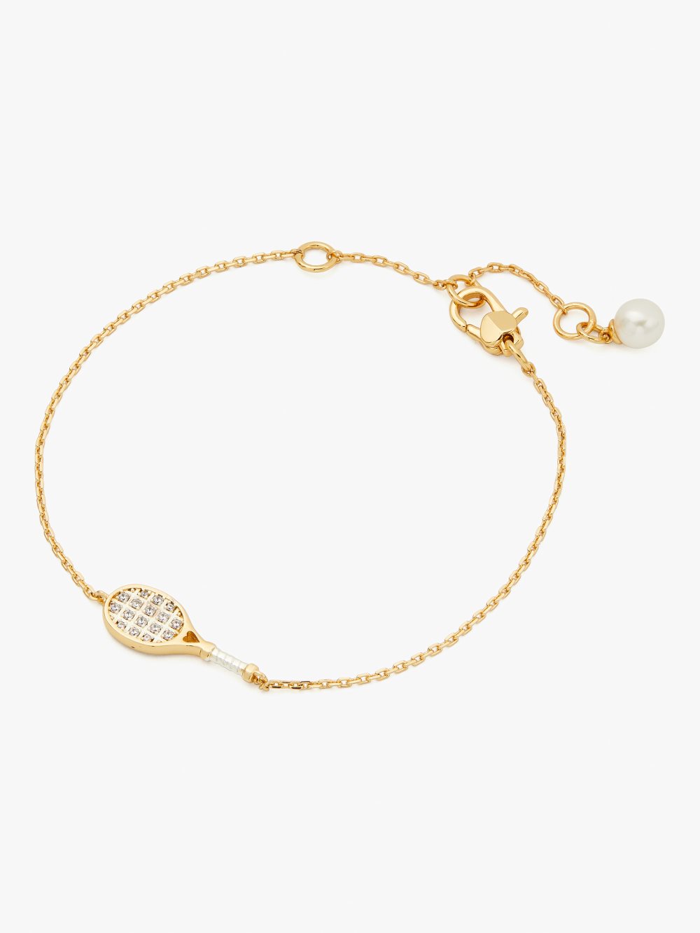 Women's cream multi queen of the court tennis line bracelet | Kate Spade