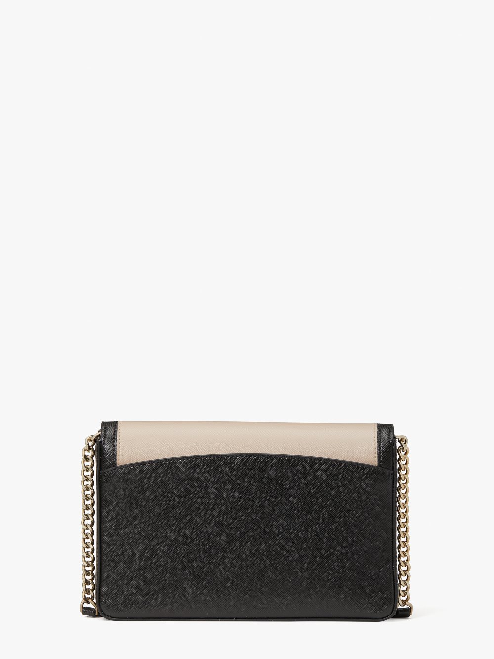 Women's warm beige/black spencer flap chain wallet | Kate Spade