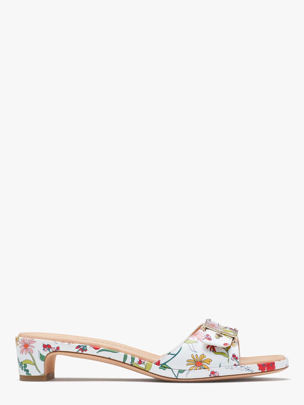 Women's rooftop garden/whte gazebo slide sandals | Kate Spade