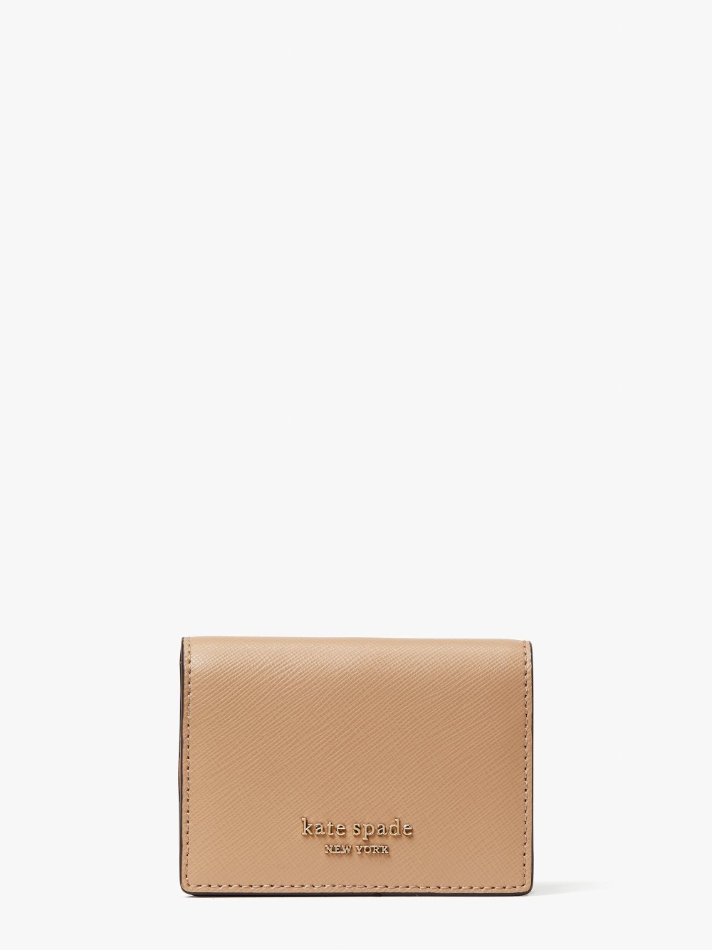 Women's raw pecan spencer business cardholder | Kate Spade