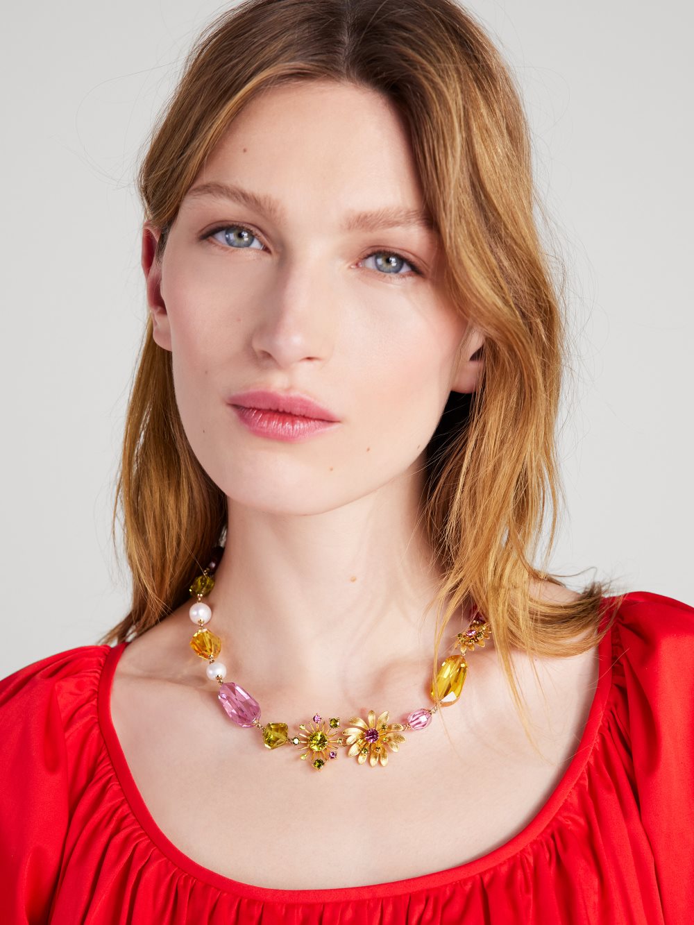 Women's multi rooftop garden beaded necklace | Kate Spade