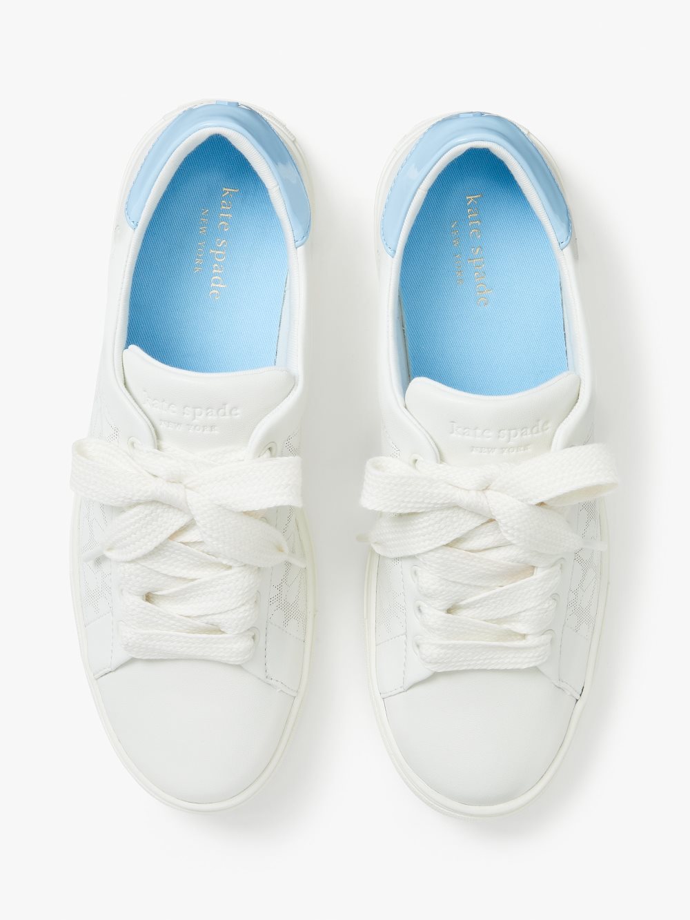 Women's opt wht/celeste blu audrey sneakers | Kate Spade