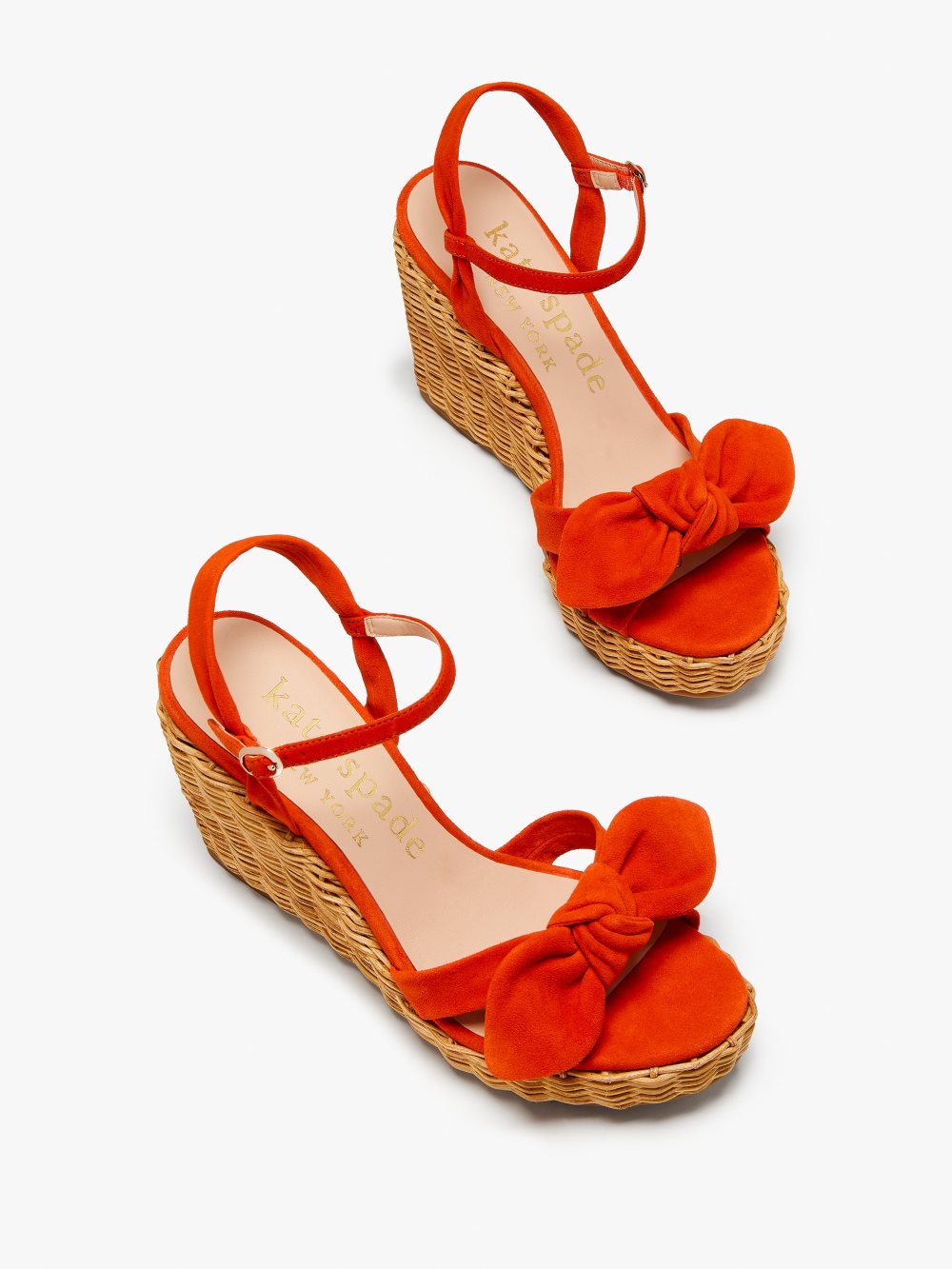 Women's dried apricot patio platform wedges | Kate Spade