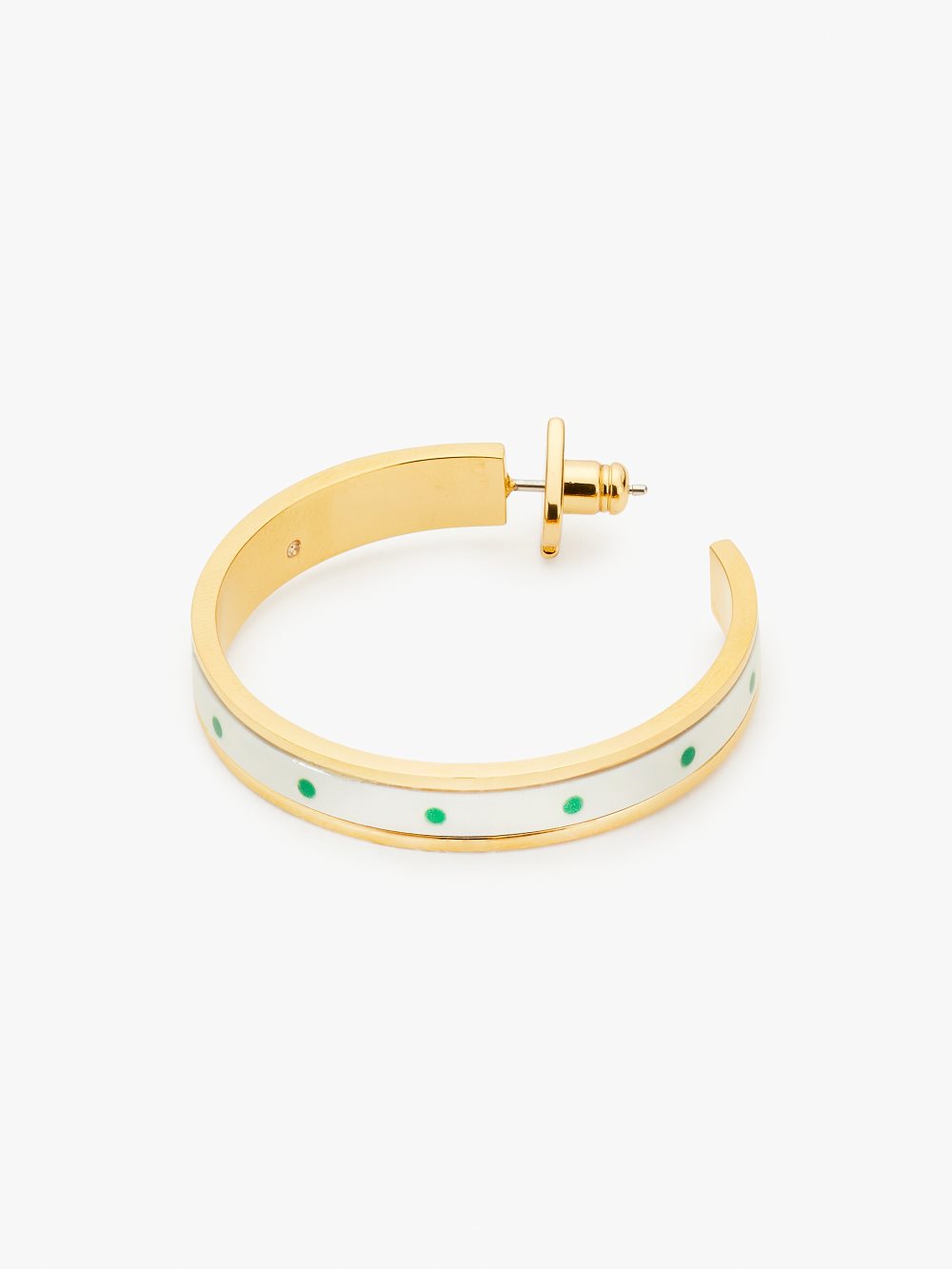 Women's sun dot heritage spade flower hoops | Kate Spade