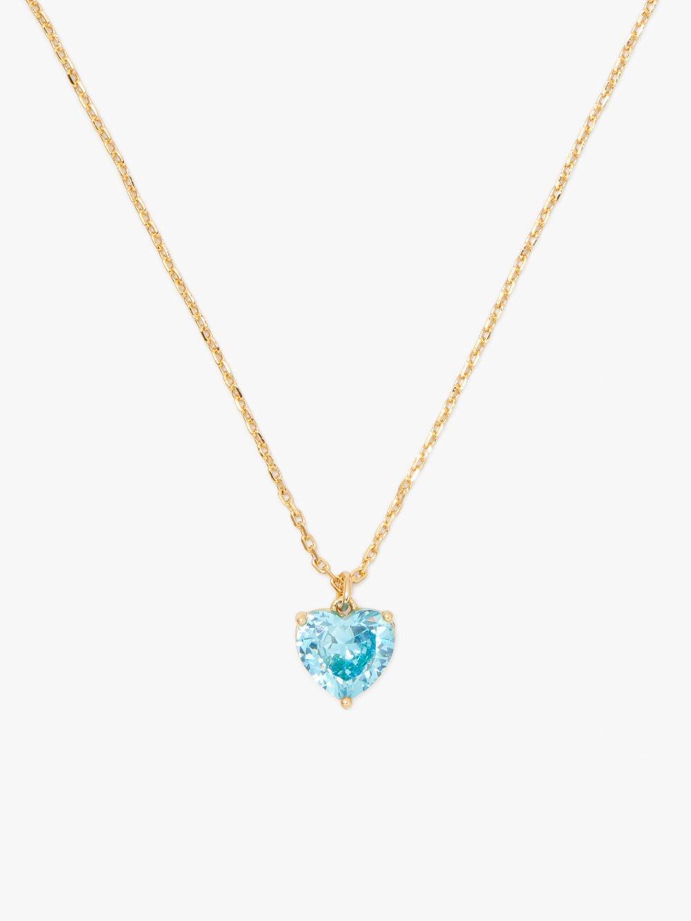 Women's aquamarine my love march heart pendant | Kate Spade